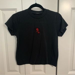 Brandy Melville John Galt Cropped Baby Tee